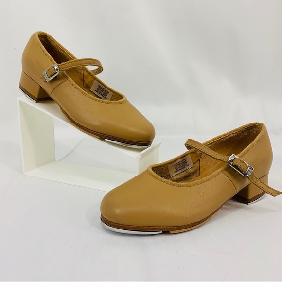 Bloch Tap Shoe Girls MaryJane S0302 Tan - Picture 3 of 10